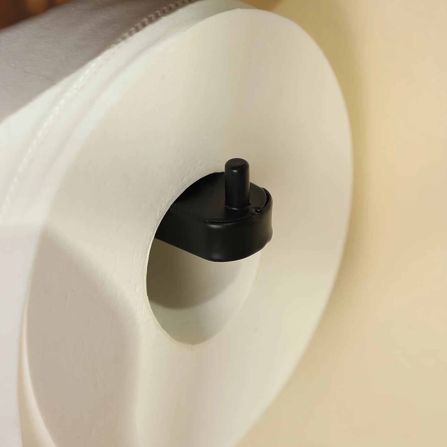 Wooden Wall-Mounted Toilet Paper Holder