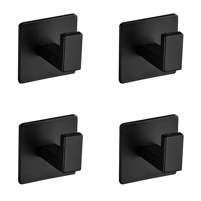 Modern Stainless Steel Adhesive Robe Hooks