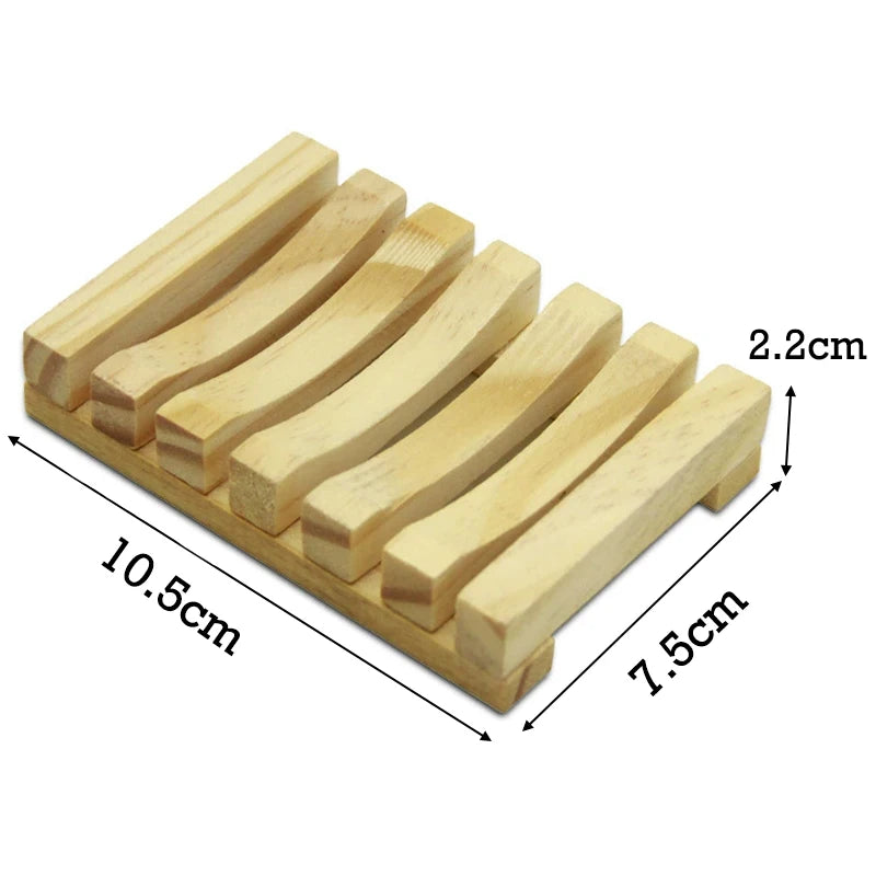 Natural Bamboo Soap Draining Holder