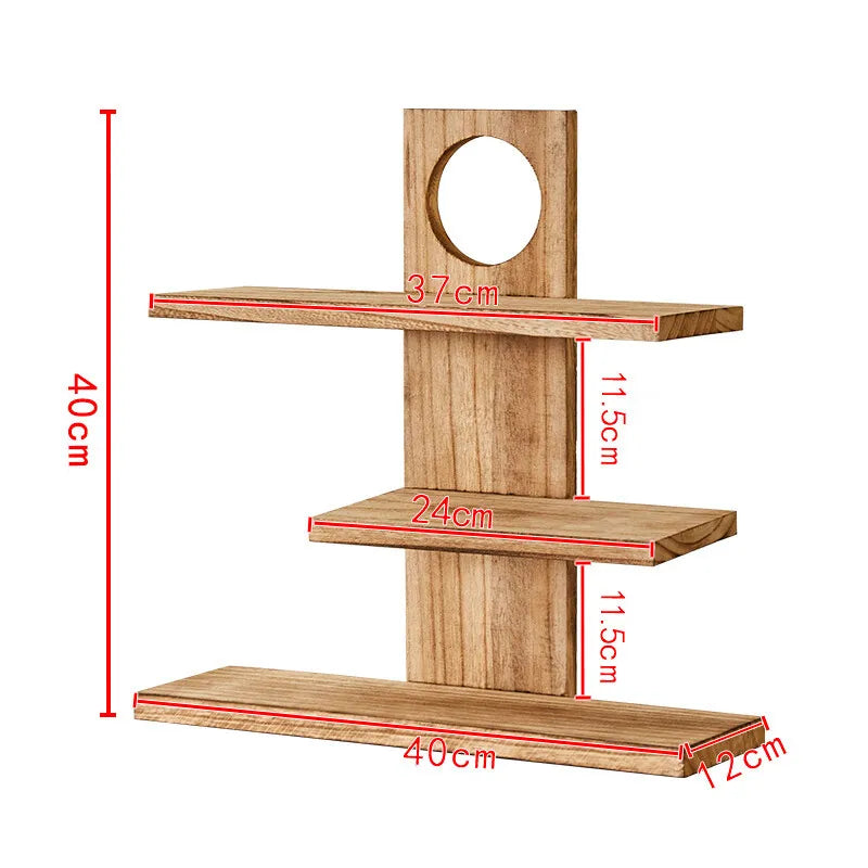 Antique Solid Wood Desktop Rack