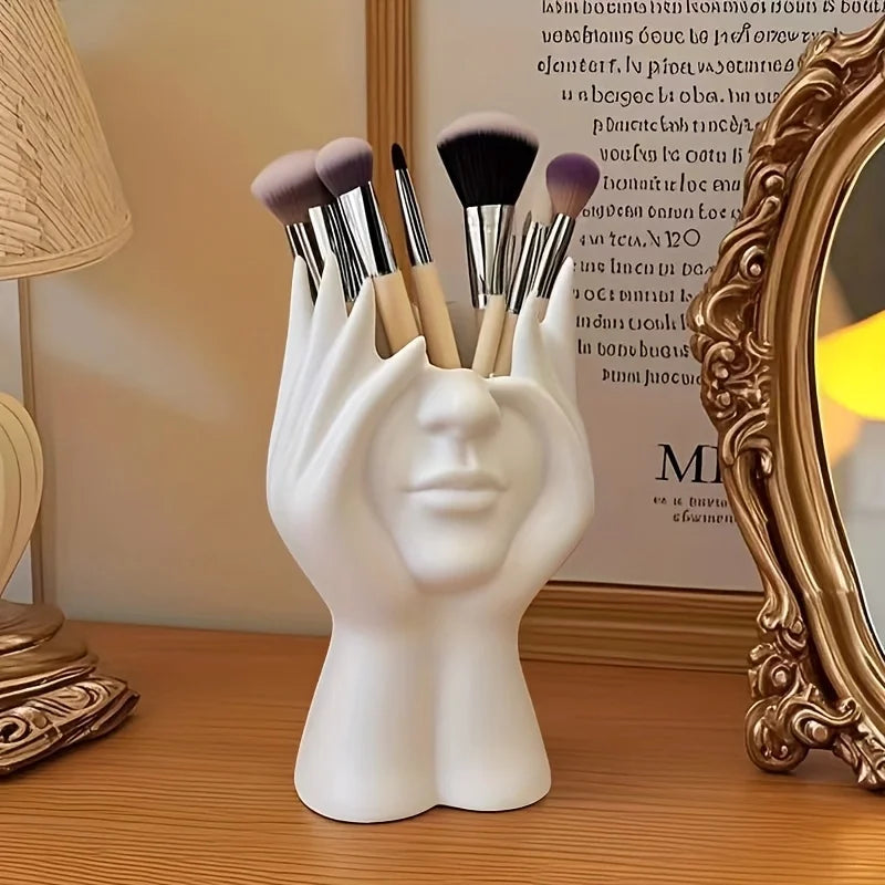 Human Body Art Makeup Brush Storage Box