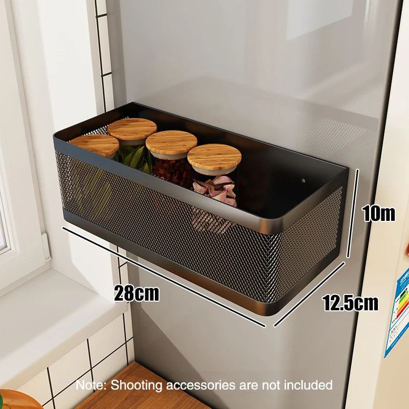 Space-Saving Magnetic Kitchen Rack