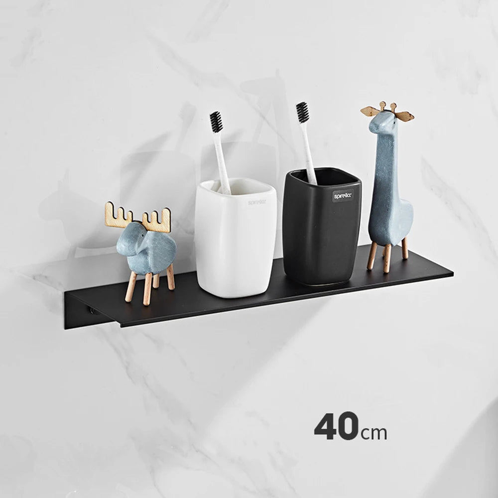Minimalist Aluminium Bathroom Floating Shelf