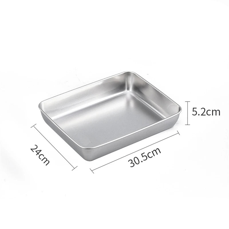 Stainless Steel Food Storage Tray