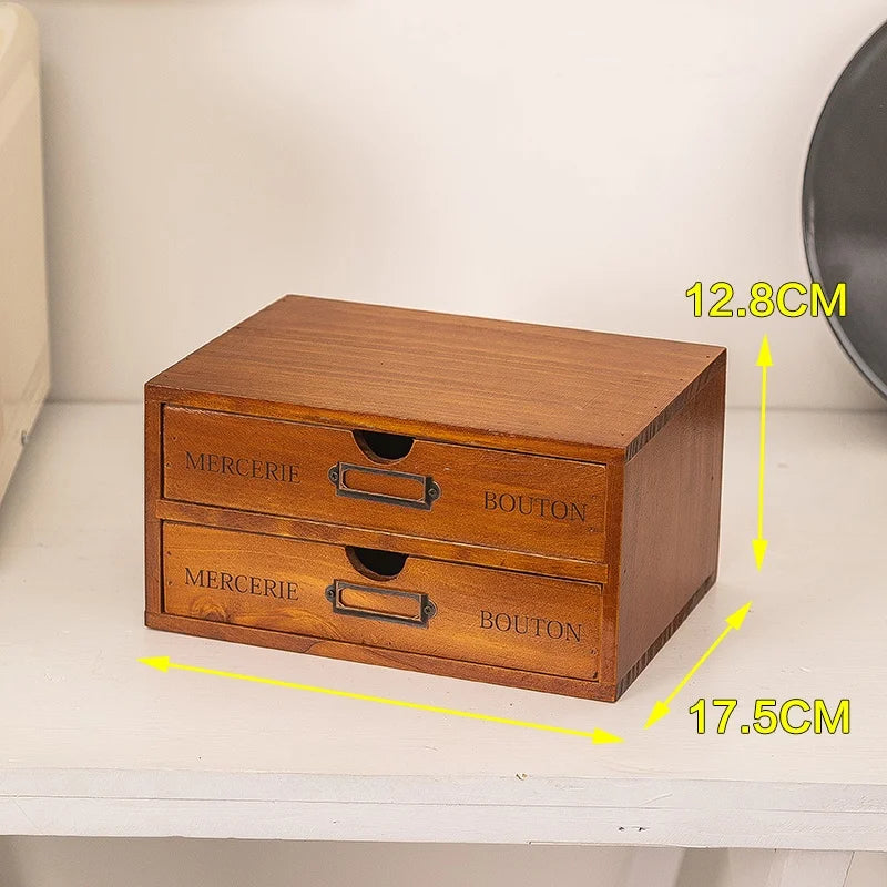 Desktop Organizer Drawer Storage Box