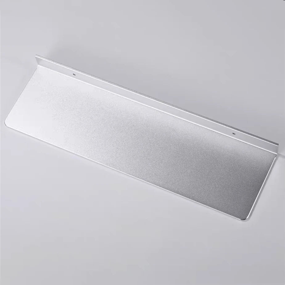 Minimalist Silver  Aluminium Shelf
