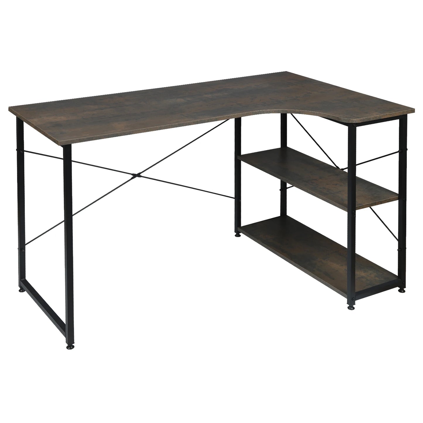 WOLTU 1PC Computer Table L-Shaped Office Desk  PC Laptop Table Workstation Study Writing Desk Dining Gaming Table