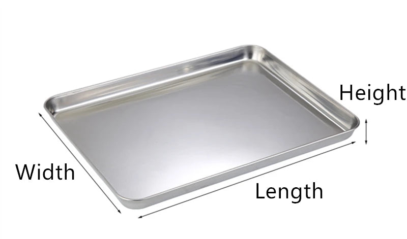 Stainless Steel Shallow Tray