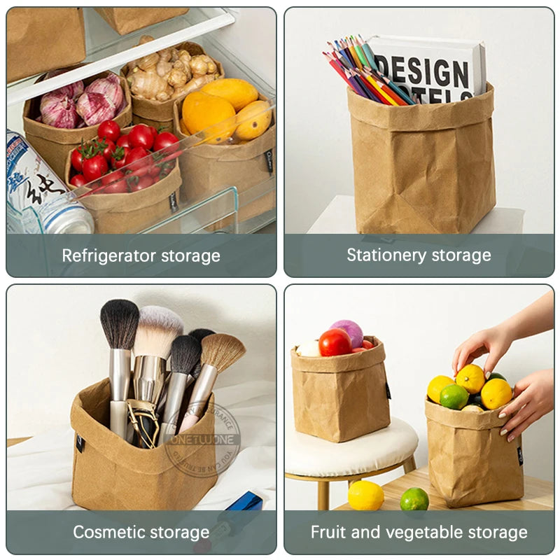 Multifunctional Container Paper Storage Bag
