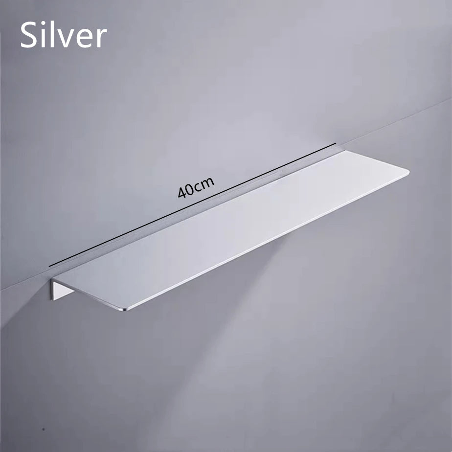 Minimalist Silver  Aluminium Shelf