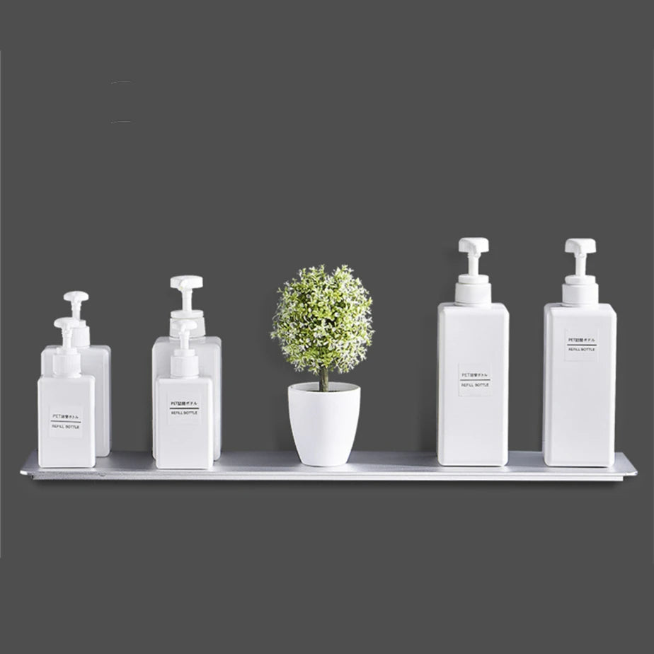 Minimalist Silver  Aluminium Shelf