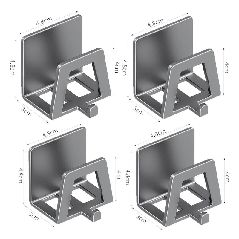 Carbon Steel Self-Adhesive Sponge Holder