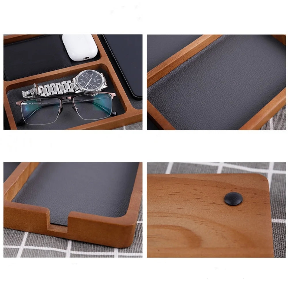 Wooden Desktop Storage Box