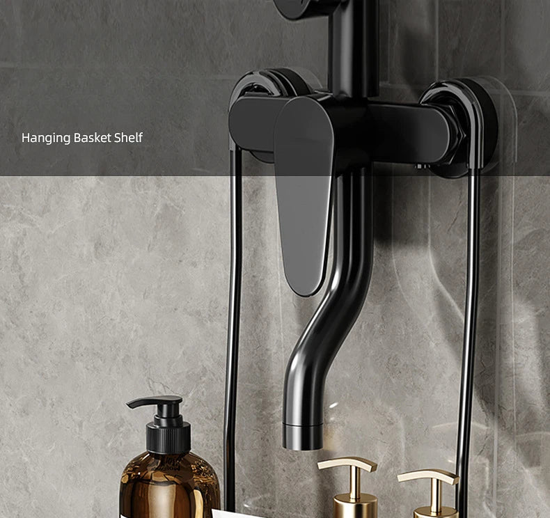 No-Drill Unique Bathroom Shower Rack