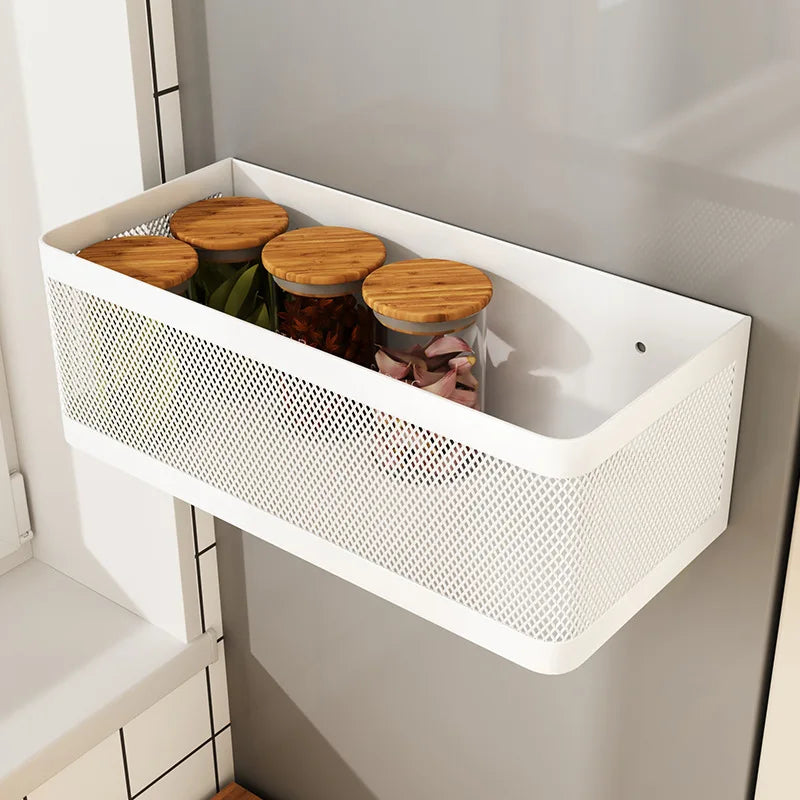 Space-Saving Magnetic Kitchen Rack