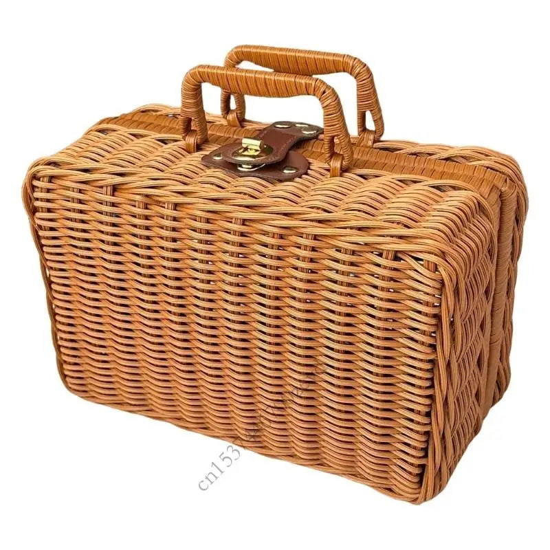 Portable Rattan Storage Case