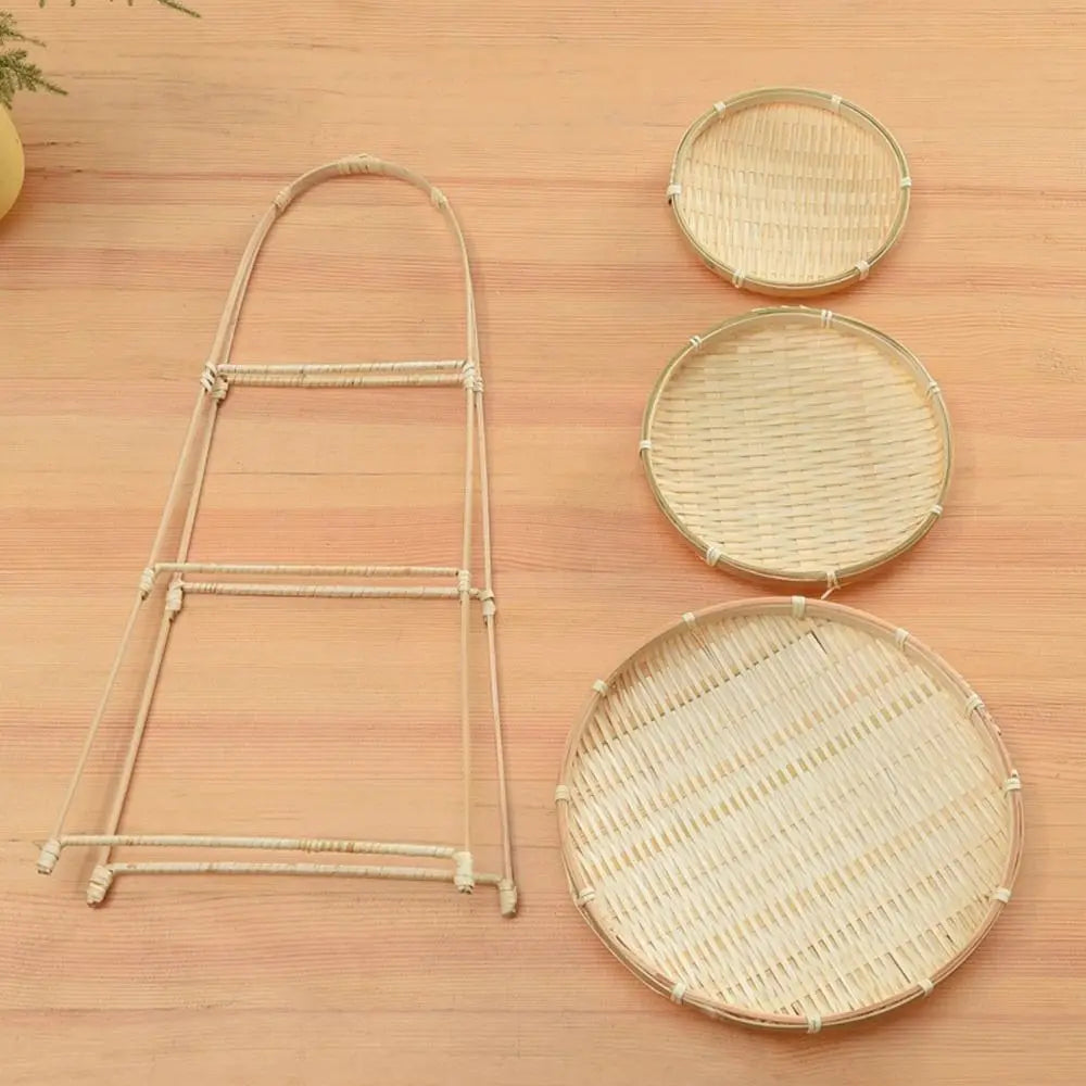 Multi-Layer Bamboo Woven Basket