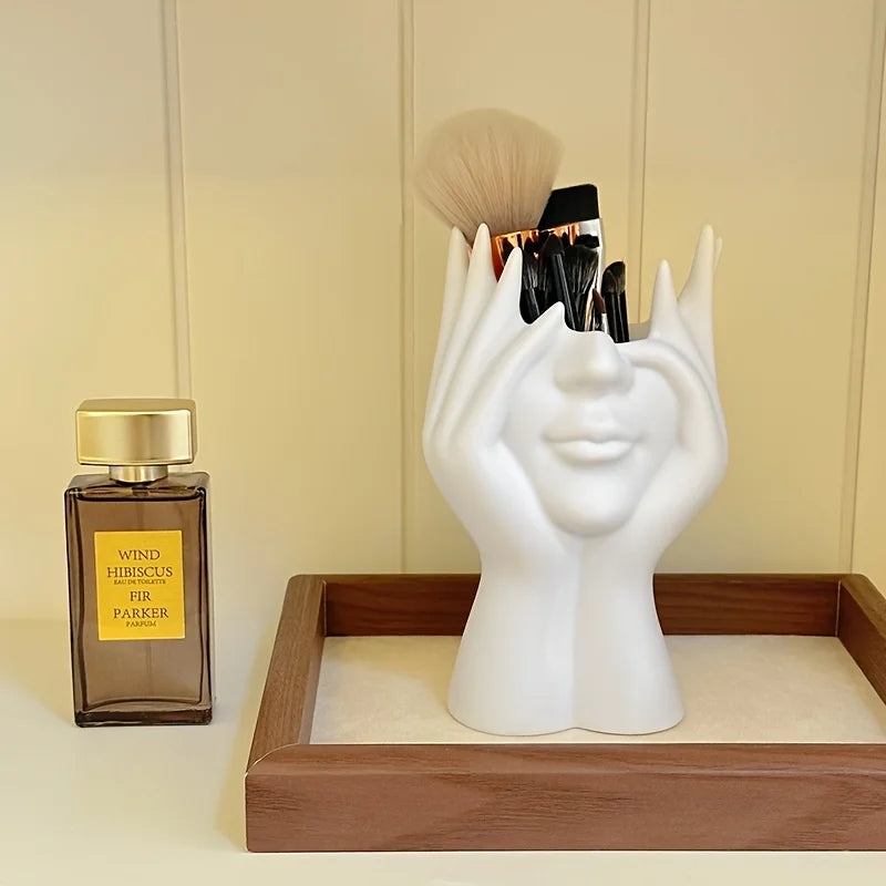 Human Body Art Makeup Brush Storage Box