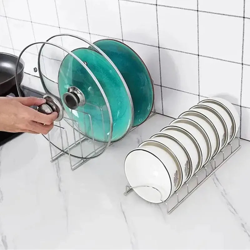 Stainless Steel Multifunctional Kitchen Organizer & Draining Rack