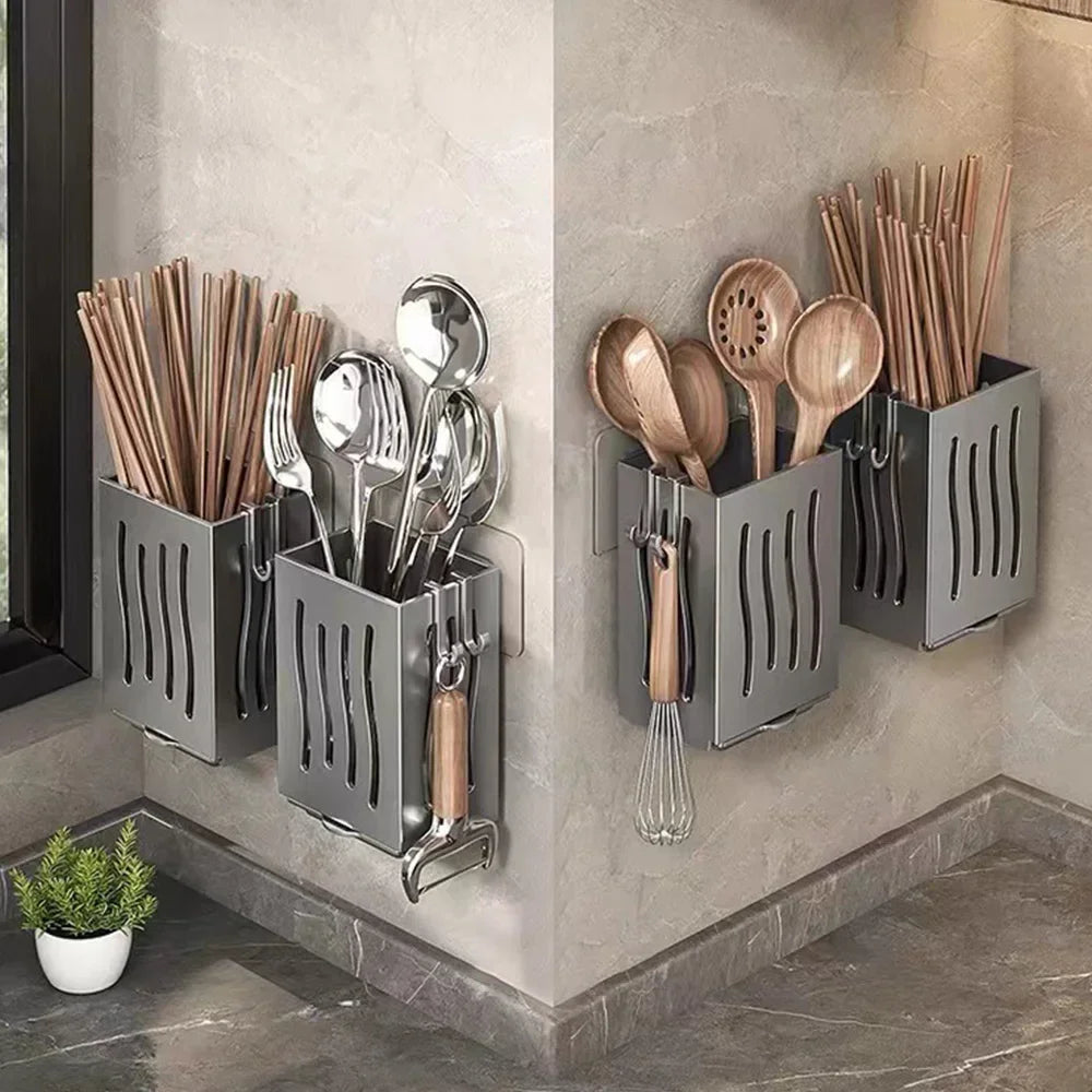 Wall-Mounted Cutlery Organizer