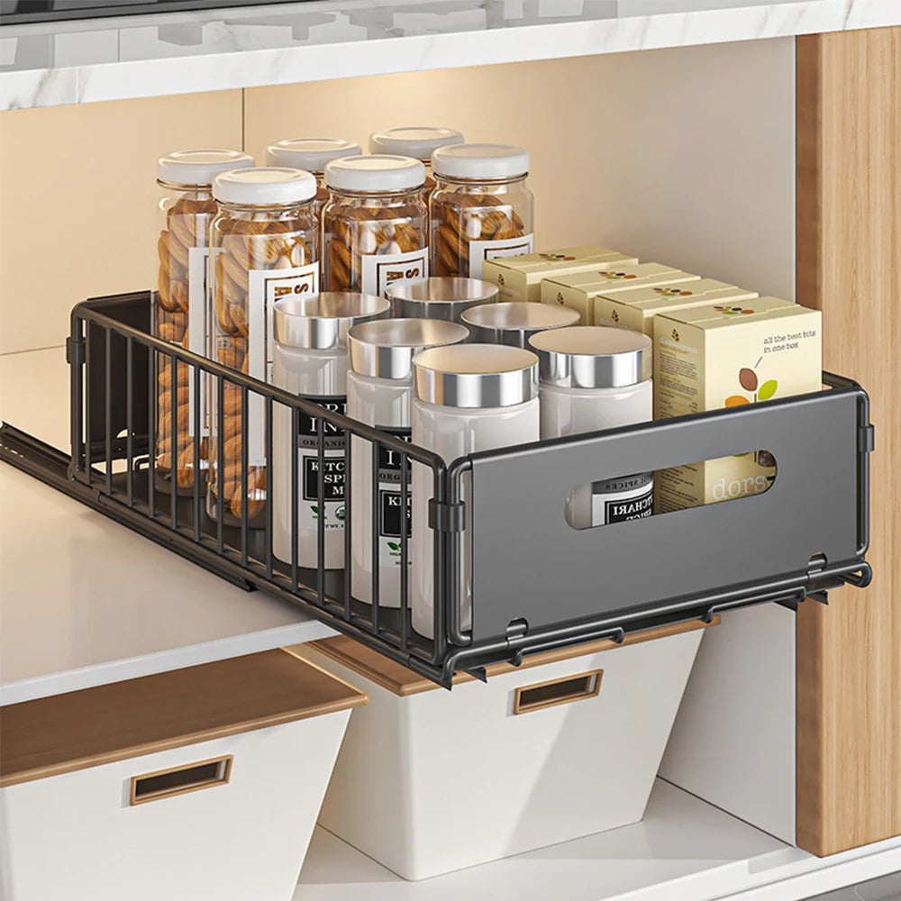 Pull-Out Kitchen Cabinet Organizer