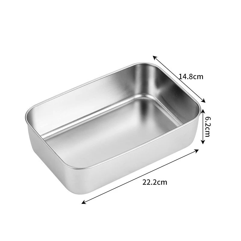 Stainless Steel Food Storage Tray