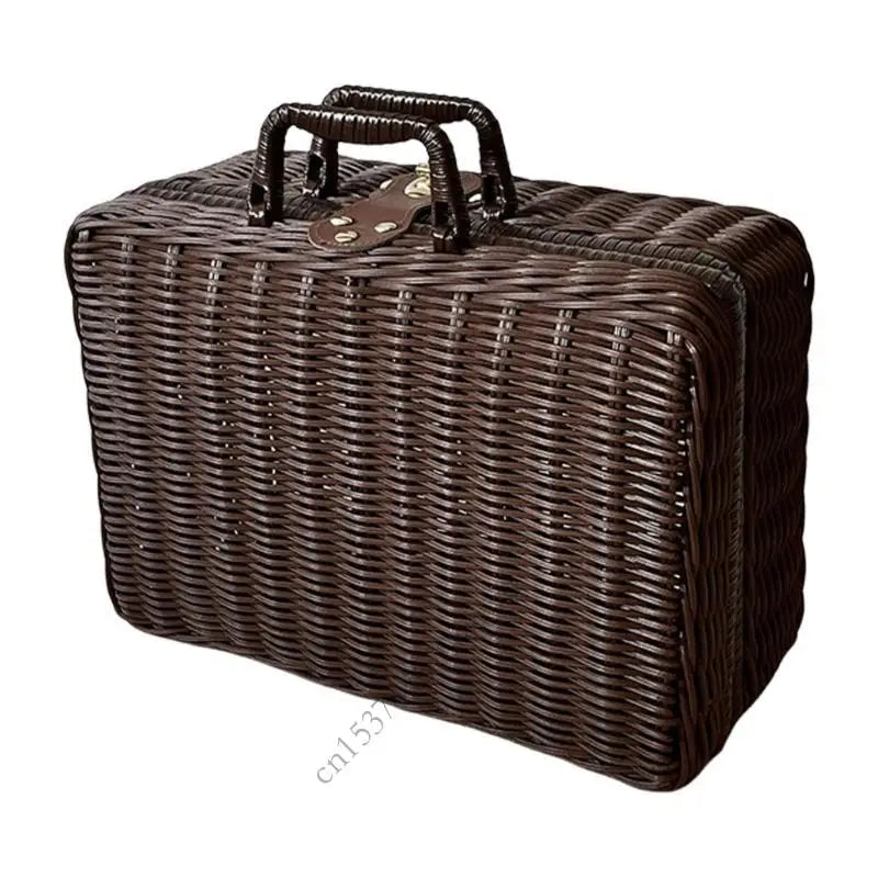 Portable Rattan Storage Case