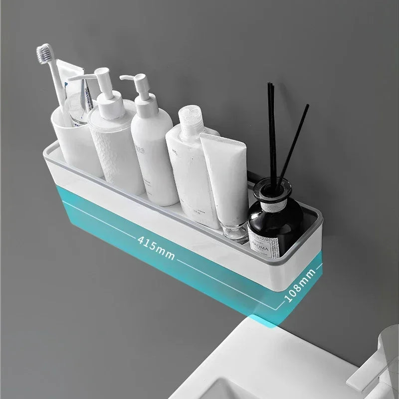 Punch-Free Wall Hanging Toilet Storage Cabinet