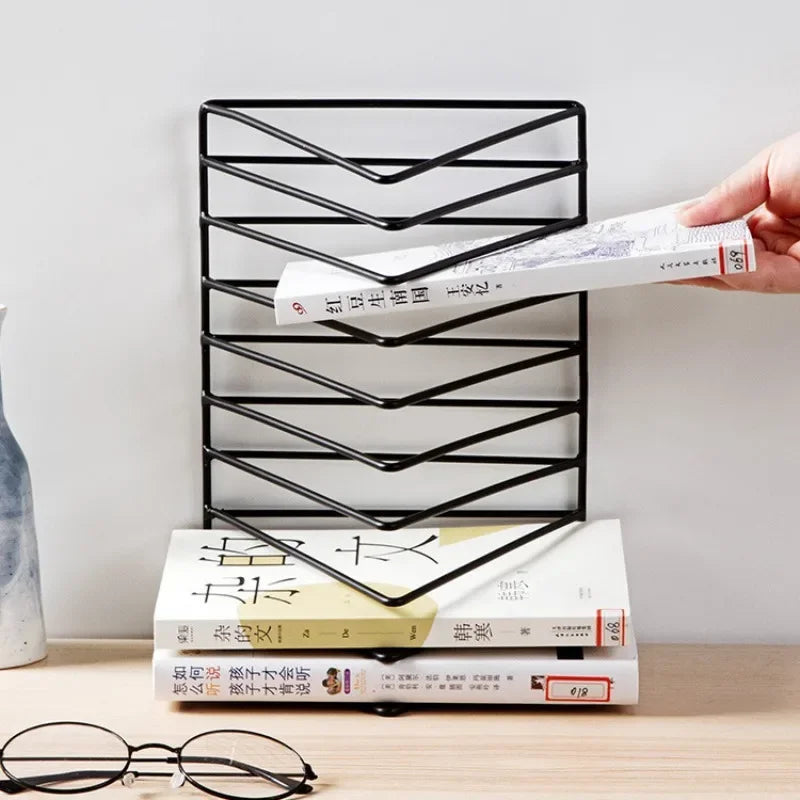 Desktop Iron Bookshelf