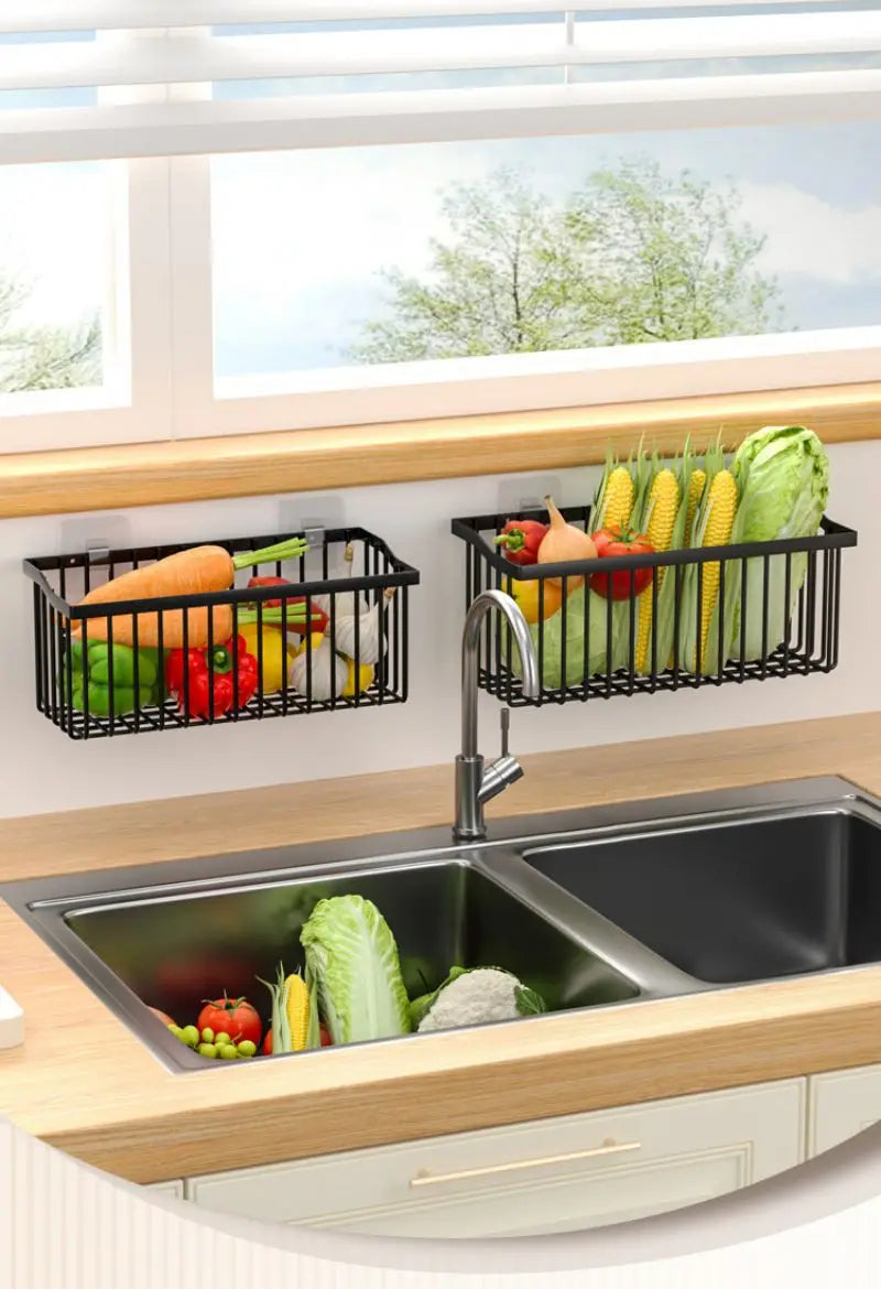Under-Sink Cabinet Hanging Storage Rack