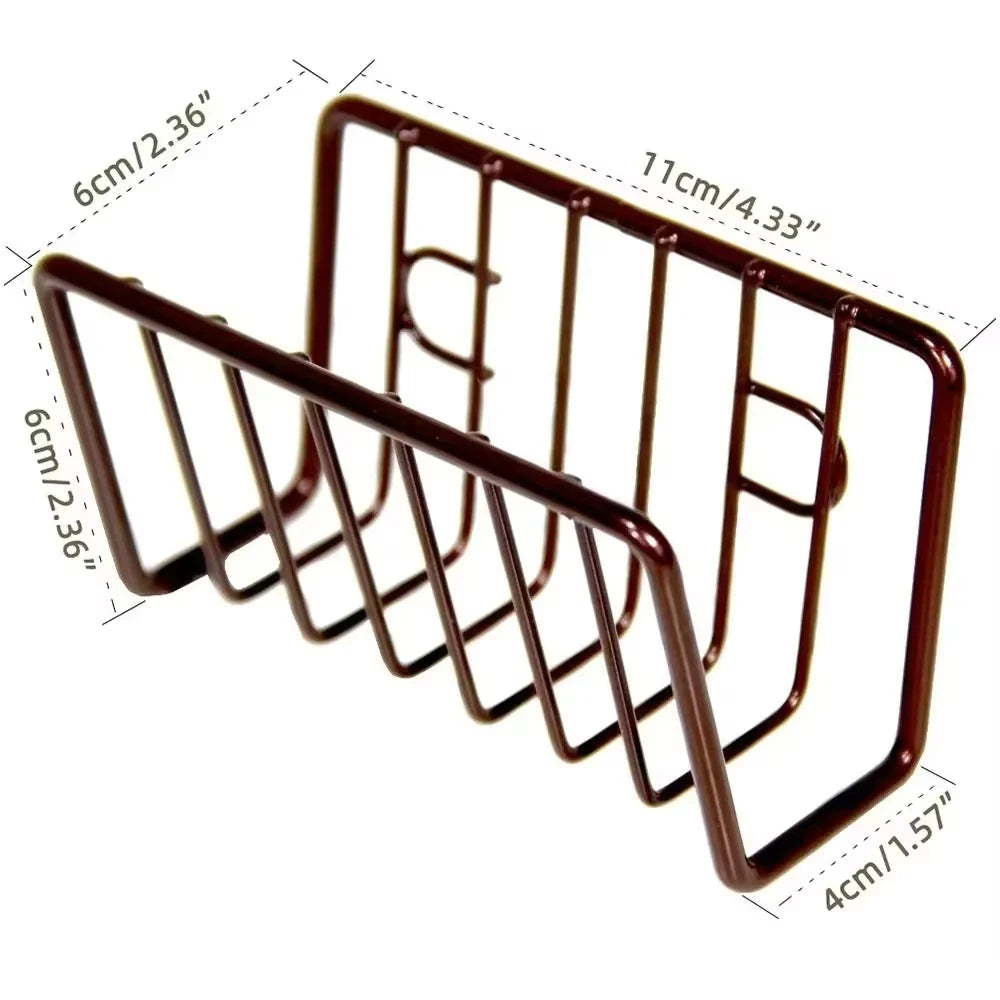 Stainless Steel Sink Sponge & Rag Organizer
