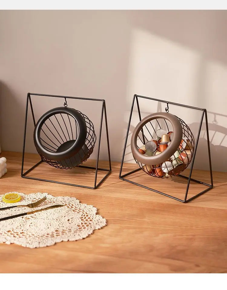 Wrought Iron Hanging Fruit Basket