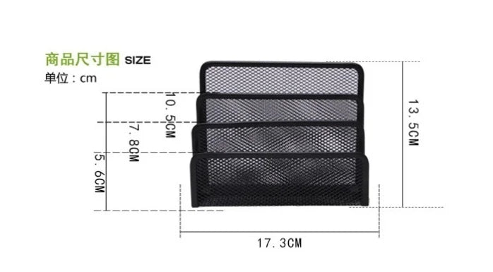 Office Storage Rack School Supplies Storage File Organizer Letter Sorter Mail Business Document Tray Desk Office File Holder