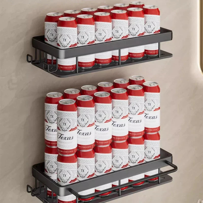 Bathroom & Kitchen Organizer – No-Drill 2-Tier Wall Shelf
