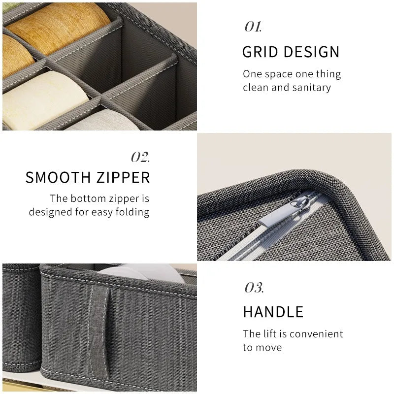 Drawer Organizer for Socks, Bras & Pants