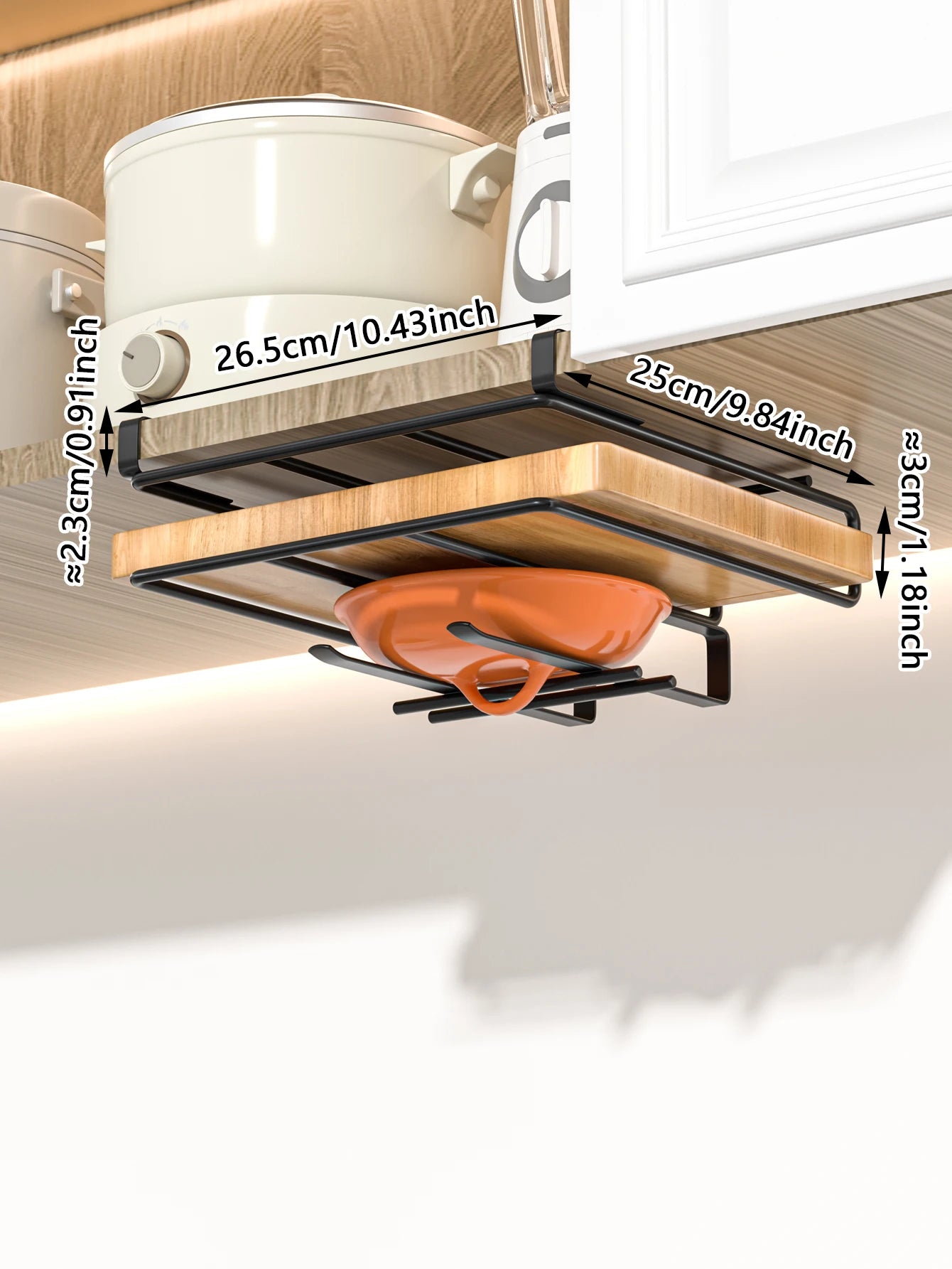 Under-Cabinet Hanging Rack