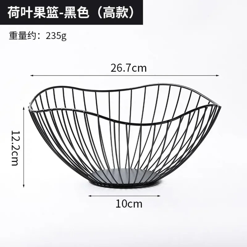 Modern Iron Fruit Basket
