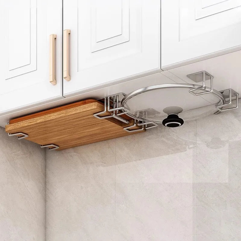 Wall-Mounted Kitchen Storage Rack