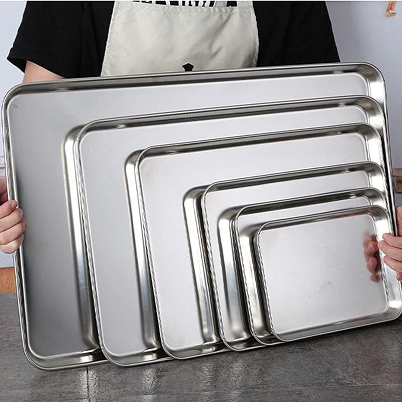 Stainless Steel Serving Tray