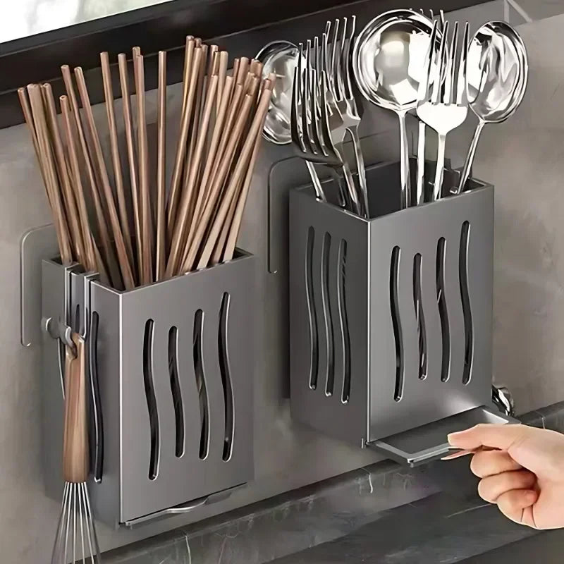 Wall-Mounted Cutlery Organizer