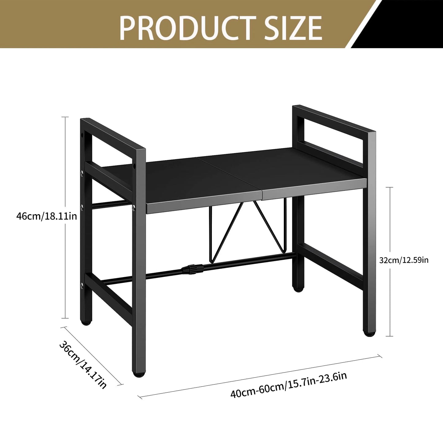 Adjustable Microwave Rack