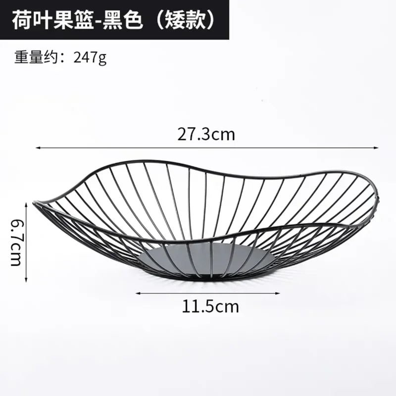 Modern Iron Fruit Basket
