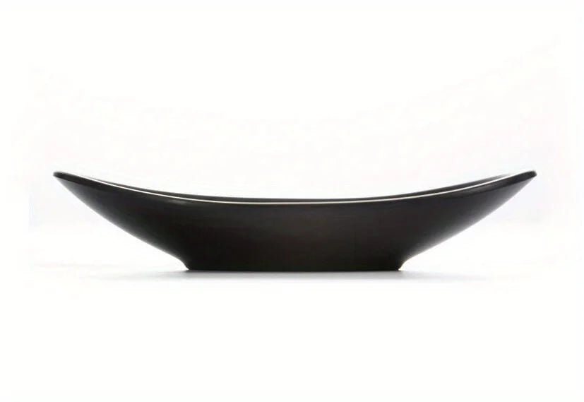 Oval Black Ring Dish