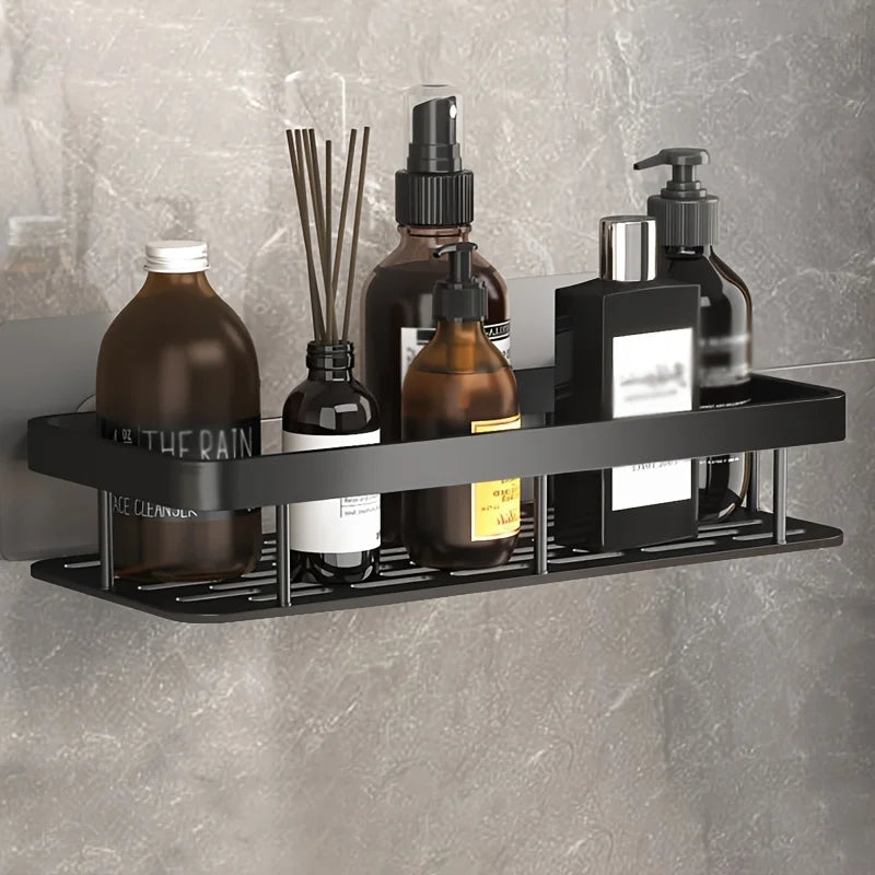 Sleek No-Drill Wall Shelf