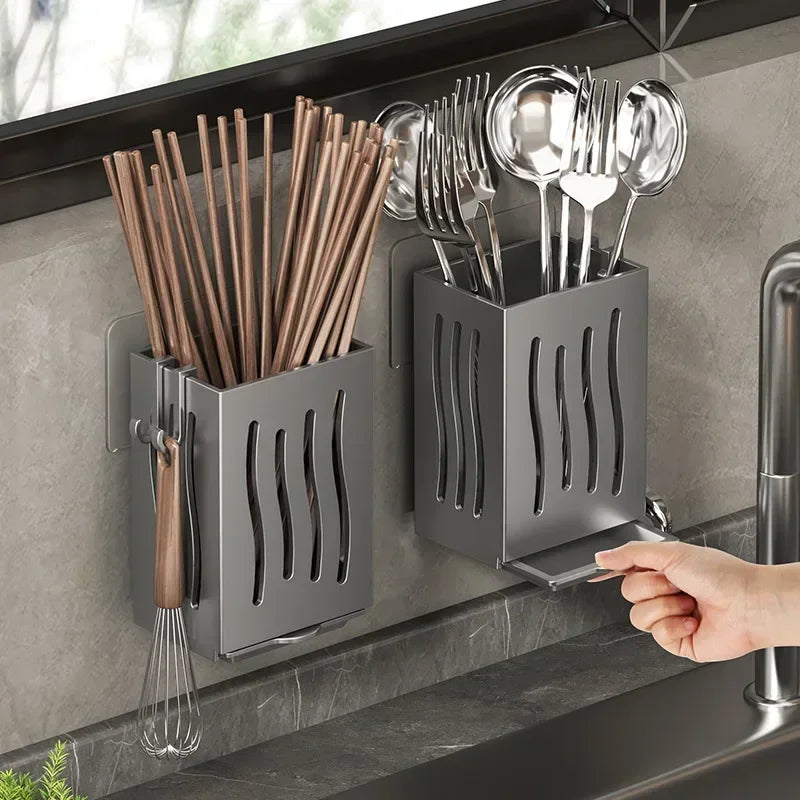 Wall-Mounted Cutlery Organizer