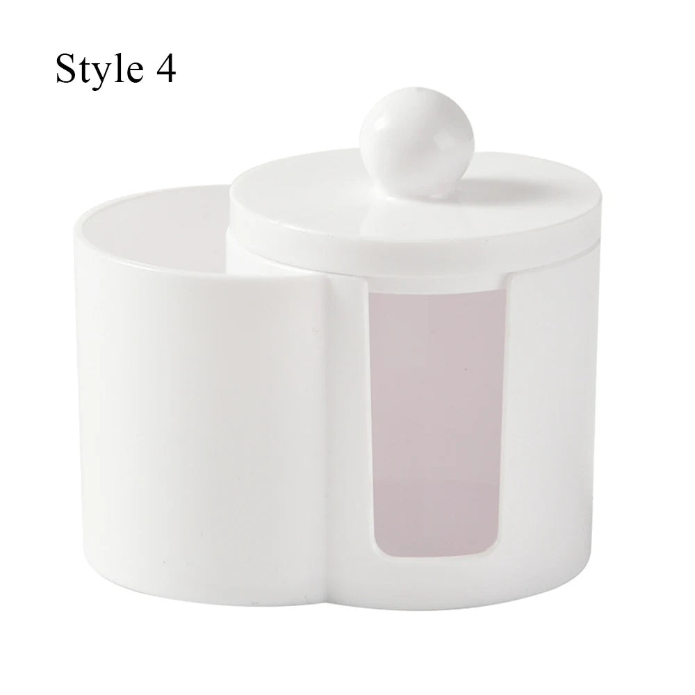 Bathroom Cotton Swab & Pad Jar