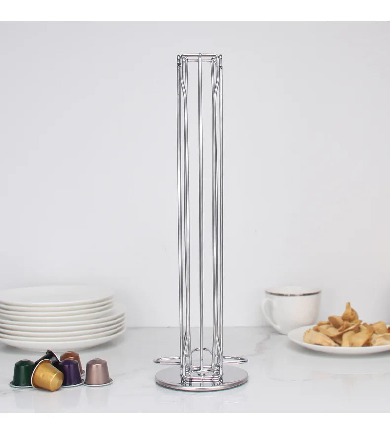 Rotating Coffee Capsule Storage Tower