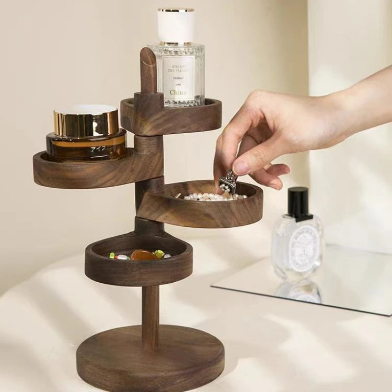 Solid Wood Rotatable Stand