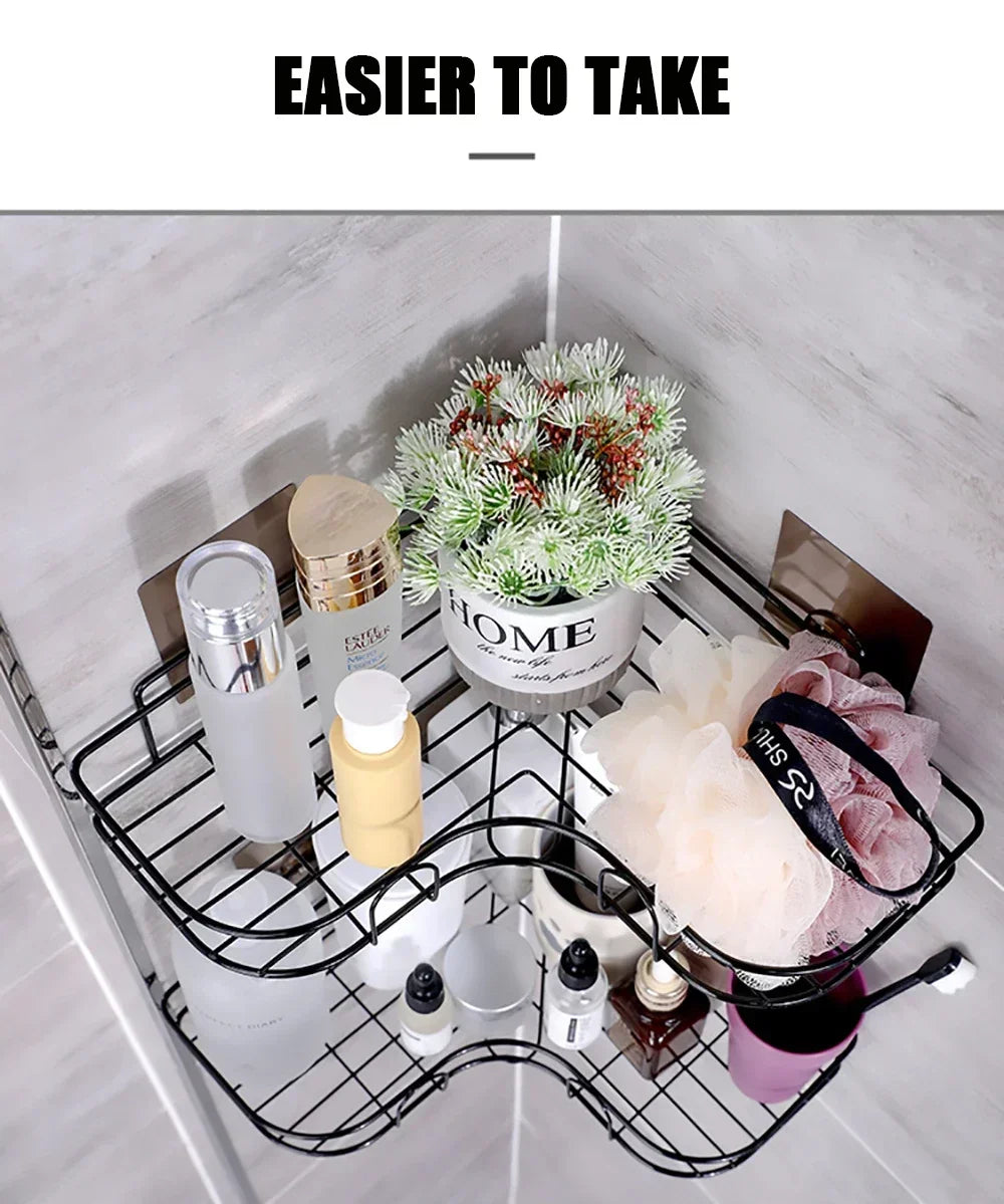 Metal Bathroom Corner Shelf