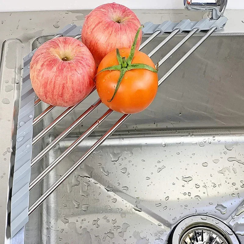 Triangle Roll-Up Sink Drying Rack